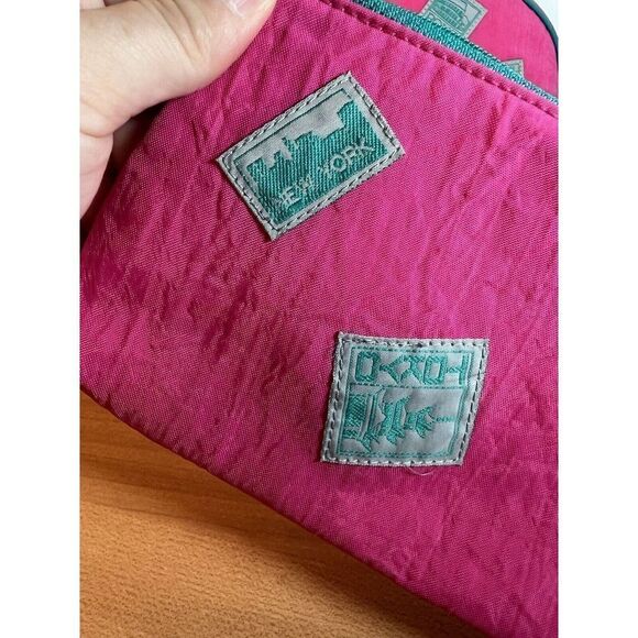 Patches Travel Vintage Bags Pink Set Of 2 Pac Kits By Rga - Picture 3 of 12